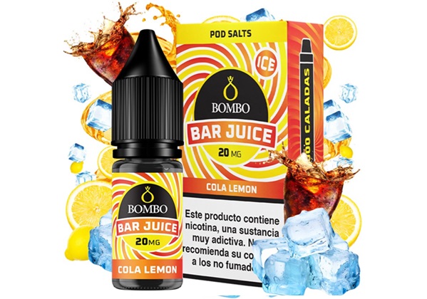 Bombo Bar Cola Lemon Ice 10ml Nic Salts