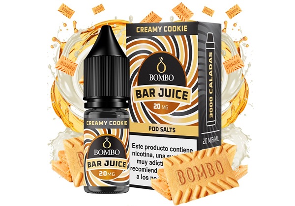 Bombo Bar Creamy Cookie 10ml Nic Salts