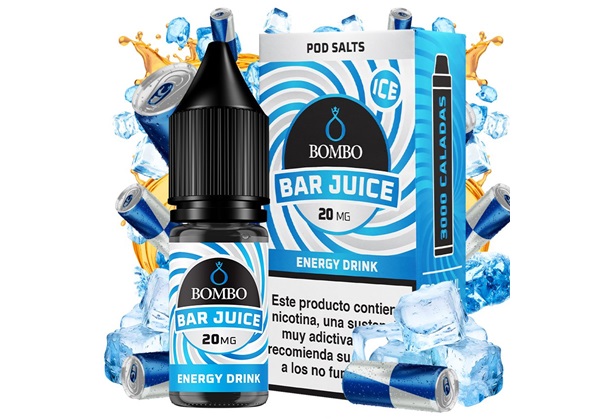 Bombo Bar Energy Drink Ice 10ml Nic Salts