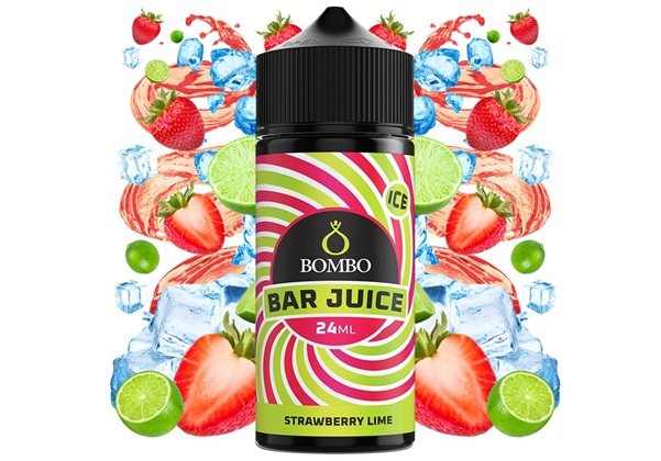 Bombo Bar Strwberry Lime Ice 24ml Long Fill