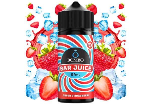 Bombo Bar Super Strawerry Ice 24ml Long Fill