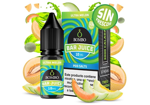 Bombo Bar Ultra Melon Sin Frecor 10ml Nic Salts Bombo Bar Ultra Melon Sin Frecor 10ml Nic Salts