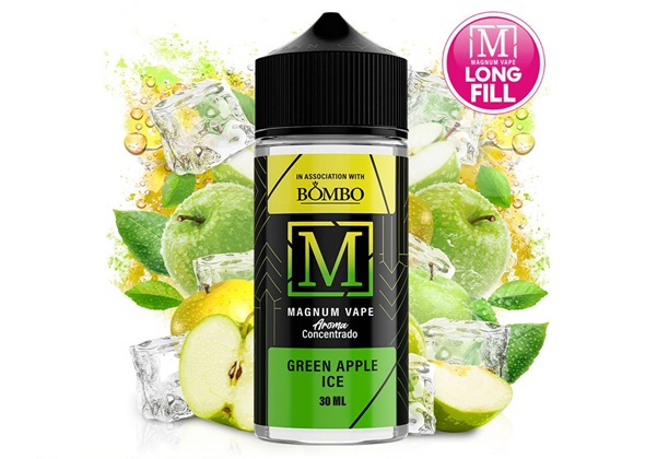 Bombo Magnum Vape Green Apple Ice 30ml Long Fill