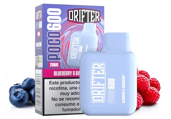 Desechable Drifter 600 Blueberry Raspberry 20mg