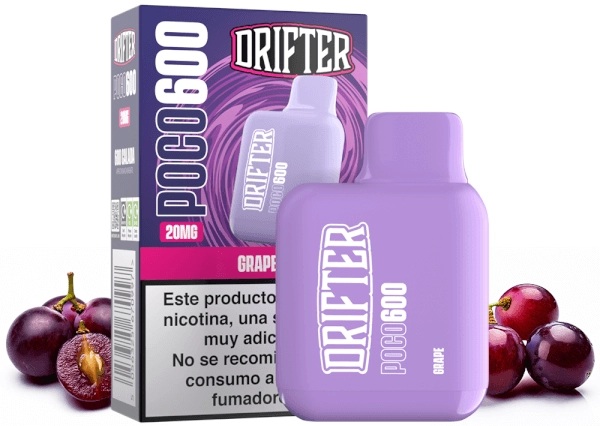 Desechable Drifter 600 Grape 20mg.