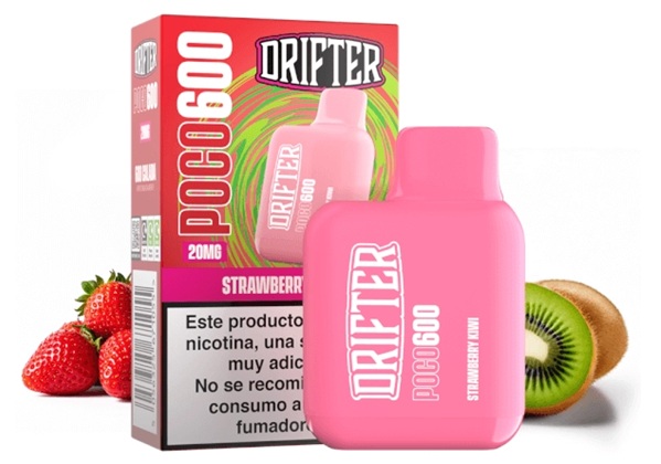 Desechable Drifter 600 Strawberry Kiwi 20mg. Desechable Drifter 600 Strawberry Kiwi 20mg.