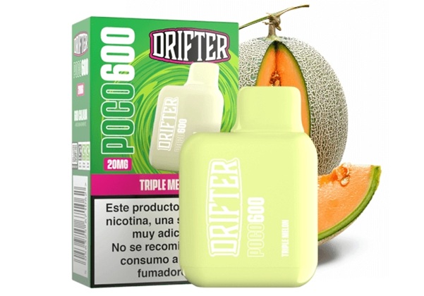 Desechable Drifter 600 Triple Melon 20mg. Desechable Drifter 600 Triple Melon 20mg.