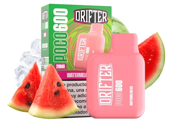 Desechable Drifter 600 Watermelon Ice 20mg. Desechable Drifter 600 Watermelon Ice 20mg.