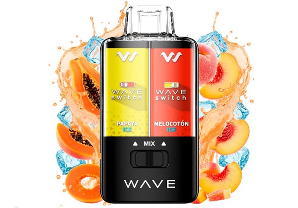 Desechable Wave Switch Melocoton Papaya Ice 0Mg