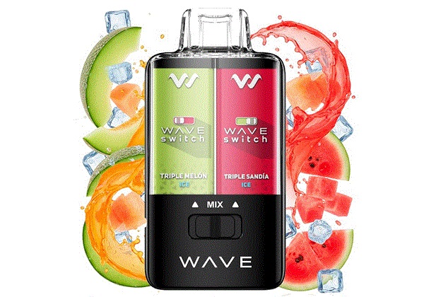 Desechable Wave Switch Triple Melon Triple Sandia Ice 0Mg