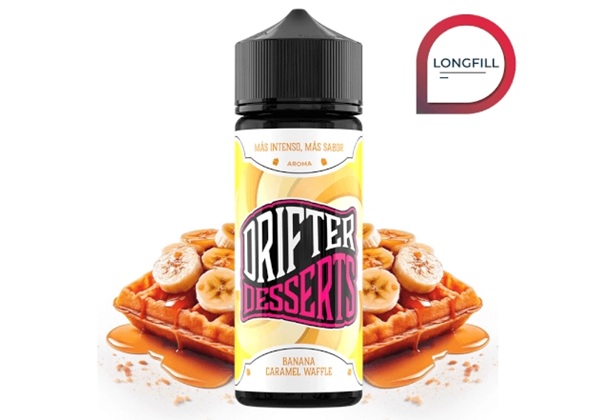 Drifter Bar Banana Caramel Waffle 24ml Longfill  Drifter Bar Banana Caramel Waffle 24ml Longfill