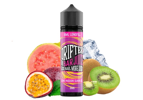 Drifter Bar Kiwi Passion Guava Ice 16ml Long Fill