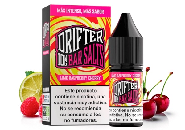 Drifter Bar Lime Raspberry Cherry Salts 10ml