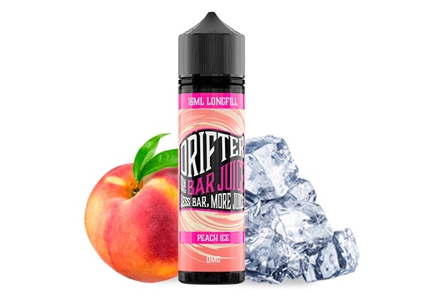 Drifter Bar Peach Ice 60ml Long Fill Drifter Bar Peach Ice 60ml Long Fill
