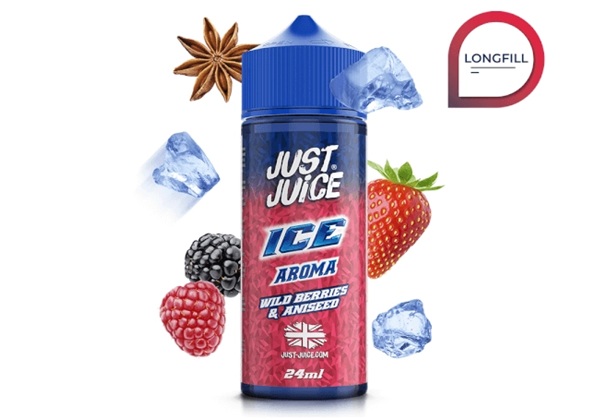Just Juice Ice Wild Berries Aniseed 24ml Long Fill