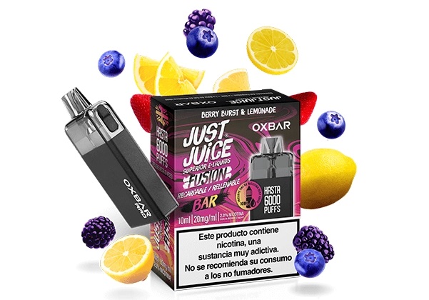 Just Juice Oxbar Berry Burst & Lemonade