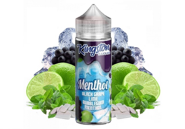 Kingston  Black Grape Lime Bubblegum Menthol 100ml