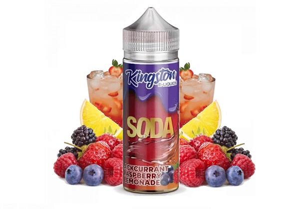 Kingston Blackcurrant Raspberry Lemonade 100ml