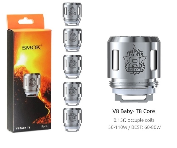 Resistencias Smok TFV8 Baby  T8 (0.15ohm)