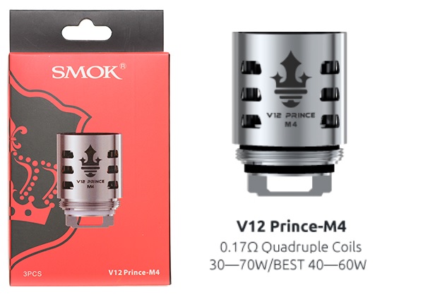 Resistencias Smok TFV12 PRINCE M4