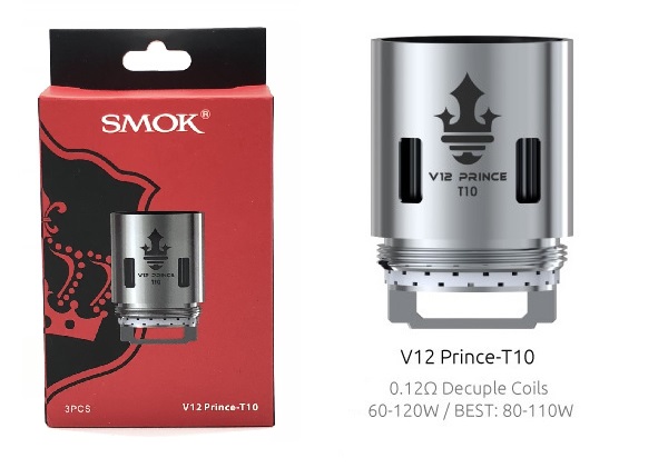 Resistencias Smok TFV12 PRINCE T10