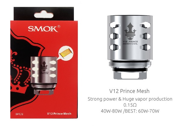 Resistencias Smok TFV12 PRINCE MESH