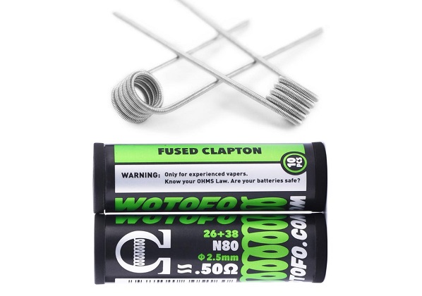 Wotofo Fused Clapton Prebuilt Coils 10pcs