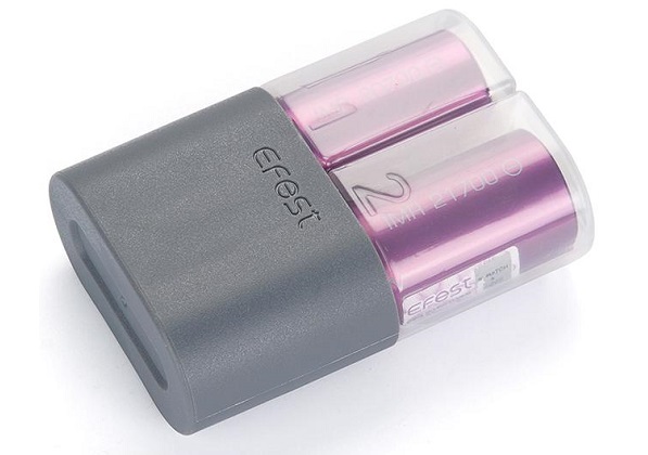 Caja de baterias Efest 21700