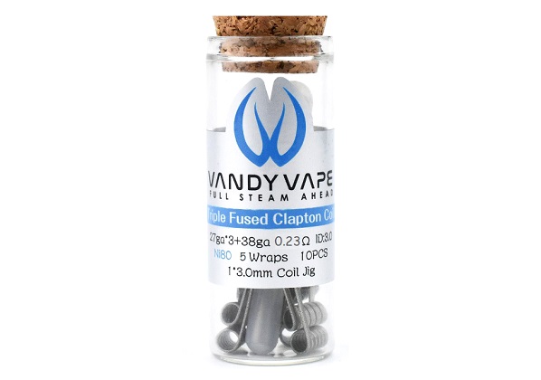 10 x Vandy Vape Triple Fused Clapton Coils