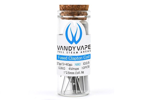 10 x Vandy Vape Fused Clapton Coils