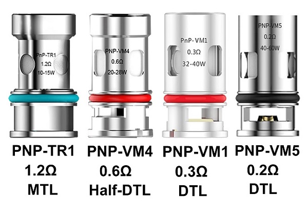 Resistencias Voopoo PnP VM x1