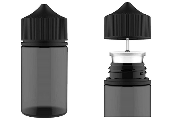 Bottle 120ml Transparent Black