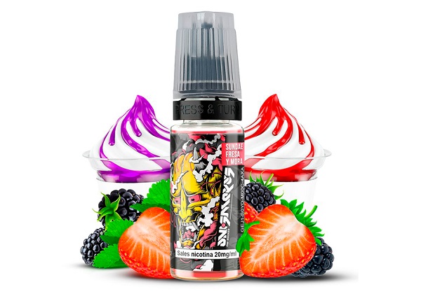 Oni Smokes Salts Sundae Fresa y Mora 10ml